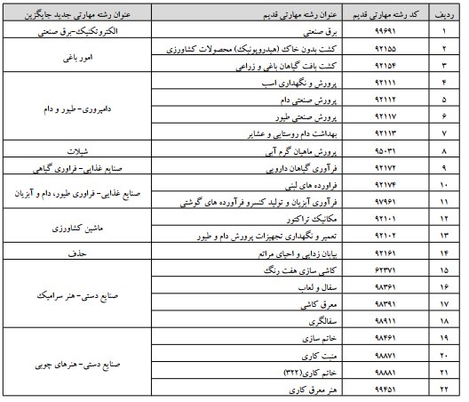 رشت مهارت آموزی در هنرستان ها با تصویب ۹ رشته جدید باز طراحی میشود
