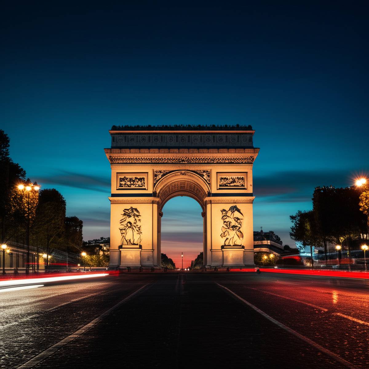 طاق نصرت پاریس Arc De Triomphe