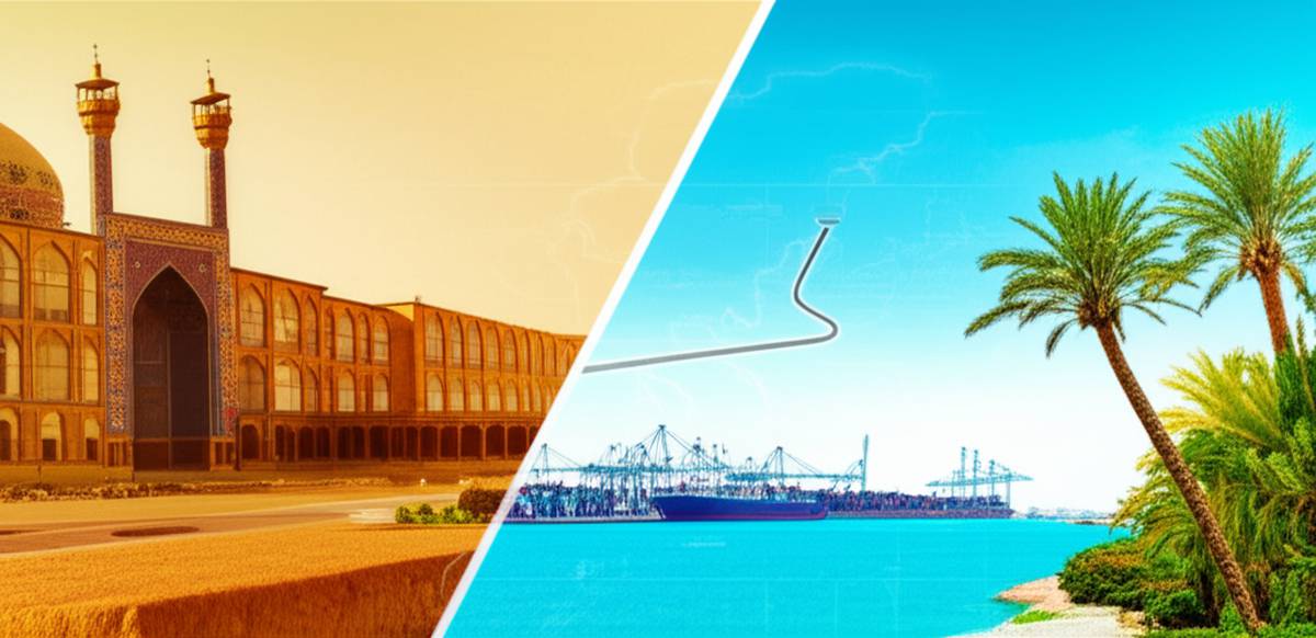 فاصله اصفهان تا بندرعباس چقدر است؟ (موقعیت دقیق و مسیر)