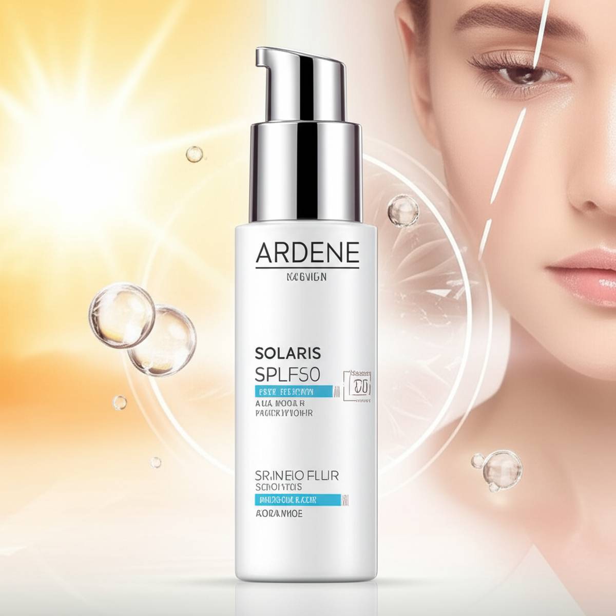 فلوئید ضد آفتاب و چروک SPF50 سولاریس آردن | ایج ریپیر