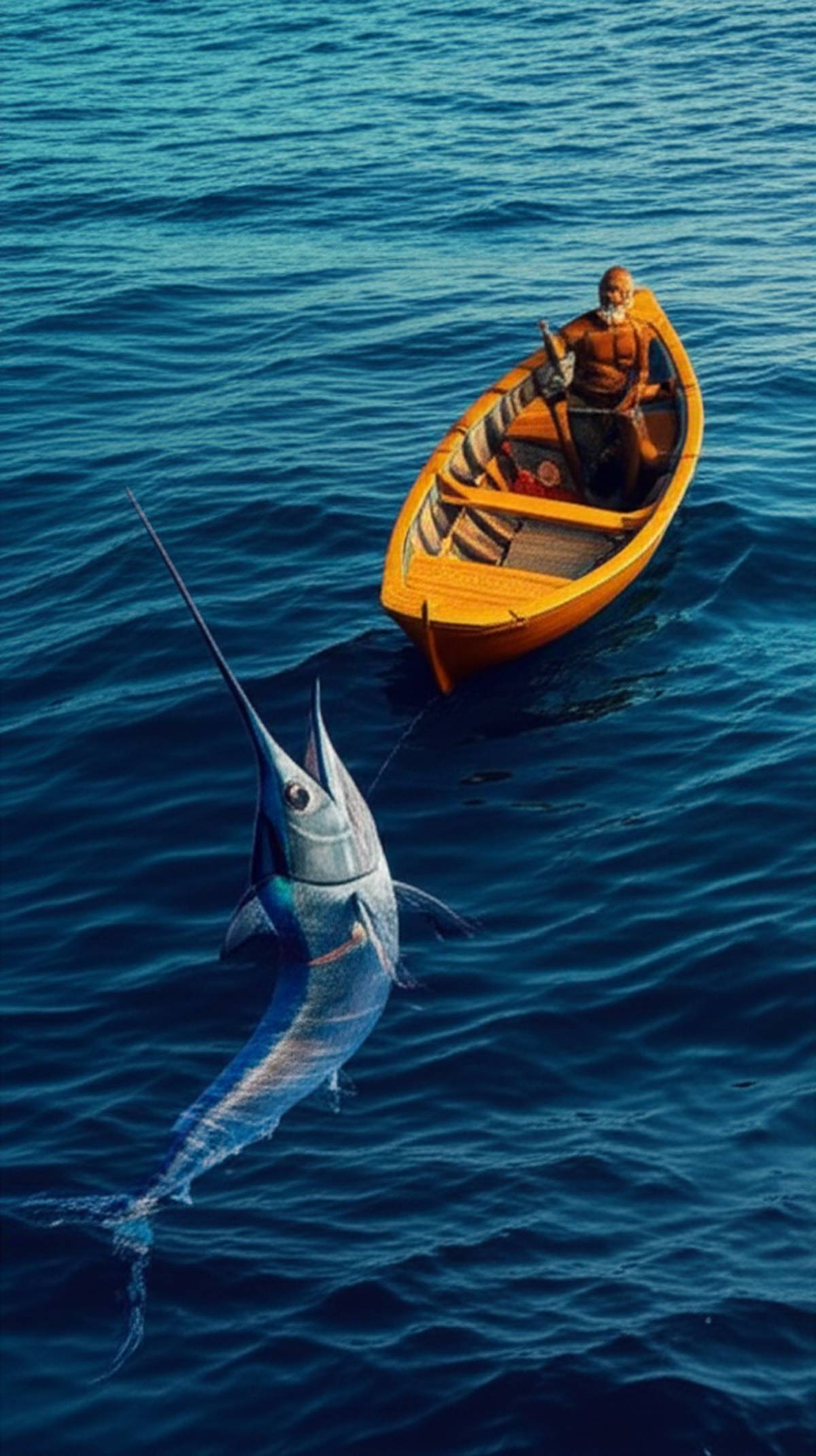 کتاب خلاصه کامل رمان پیرمرد و دریا | ارنست همینگوی