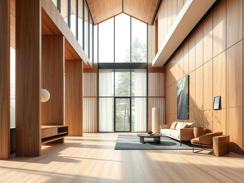 آینده چوب طبیعی در بازار سازه های سبک و لوکس