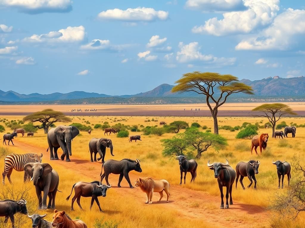 طبیعت و حیات وحش پارک های ملی تانزانیا | راهنمای کامل