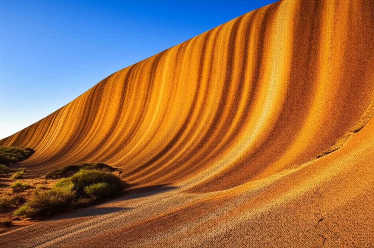 Wave Rock هایدن | صخره هایی به شکل امواج در استرالیا
