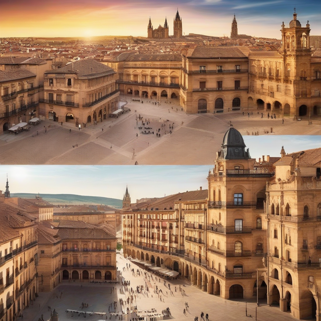 شهر سالامانکا اسپانیا Old City of Salamanca
